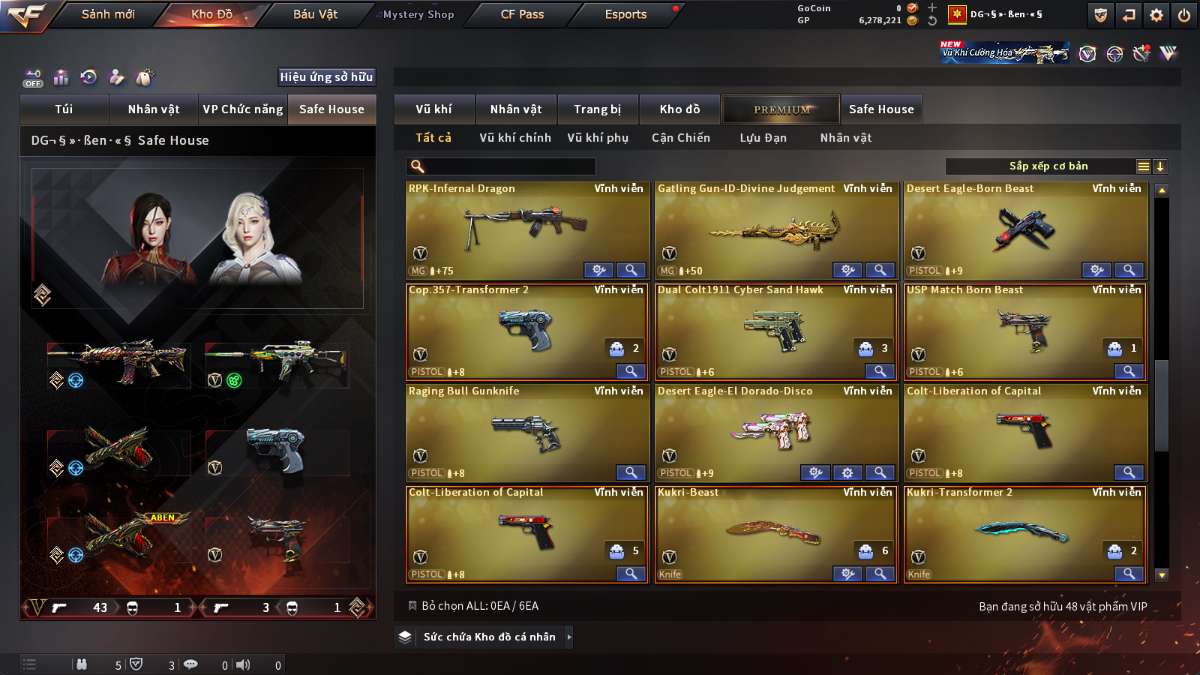 shop acc cf uy tin gia re